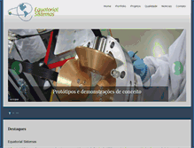 Tablet Screenshot of equatorialsistemas.com.br